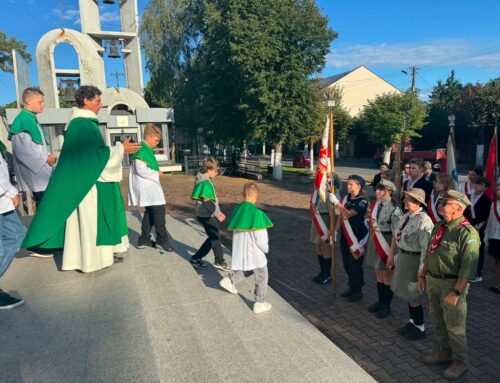Harcerze Hufca ZHP Głowno podczas obchodów 1 września